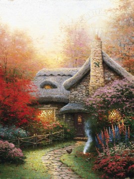  cottage - Herbst im Ashley Cottage Thomas Kinkade